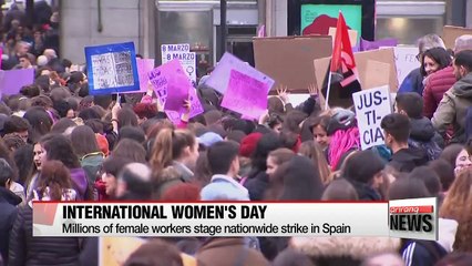 Women around the world rally for change on International Women's Day