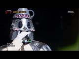 [King of masked singer] 복면가왕 - 'Warm Heart Tin Robot' defensive   stage - One Candle 20170101