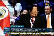 Costa Rican president denounces major cases of corruption