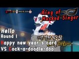 [King of masked singer] 복면가왕 - 'Happy New Year's card' vs 'coco-daek' 1round - hello  20170122