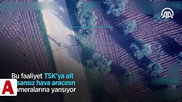 Afrin�de teröristlerin sivilleri katlettiği tuzaklama anları görüntülendi