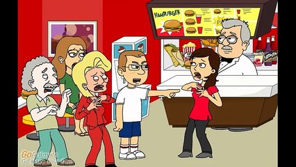 Cooper Misbehaves At Mc Donalds.