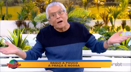 Recadinho do Cazalbé sobre A Praça é Nossa durante Programa do Ratinho (08/03/18)