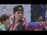 [ISAC] Yook Sung Jae,score 10 in archery, 아이돌스타 선수권대회 1부 20160209