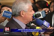 Reacciones tras presentación de moción de vacancia multipartidaria contra PPK