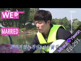 [We got Married4] 우리 결혼했어요 - What a pleasant surprise! Min Suk give bouquet to Ye Won 20151003
