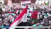 Syrians welcome Bashar Al-Assad's presidential candidacy