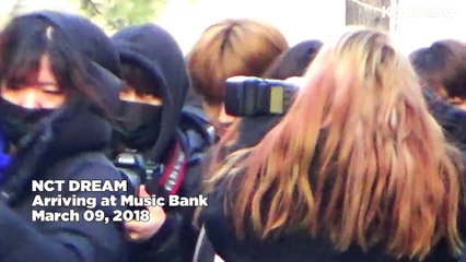 180309 NCT DREAM (엔시티드림) arriving at Music Bank @Kpopmap