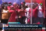 Venezuela: Falcón citizens demonstrate their support Nicolás Maduro