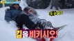 [ENG SUB] Dad!Where are you going? 아빠어디가-Ri-hwan♥Dad Snow Sledding 안정환♥리환과 알콩달콩 눈썰매 20141221