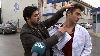 Okuldan makbuzsuz para toplandığı gerekçesiyle şikayetçi olan öğrencinin öğretmeni tarafından darp edildiği ileri sürüldü