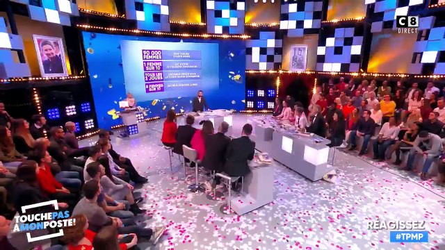 Marlène Schiappa, invitée de Touche pas à mon poste , félicite Cyril Hanouna