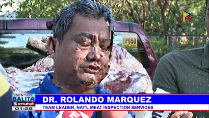 #SentroBalita: Mga nakumpiskang karne ng baka, ibinaon sa lupa