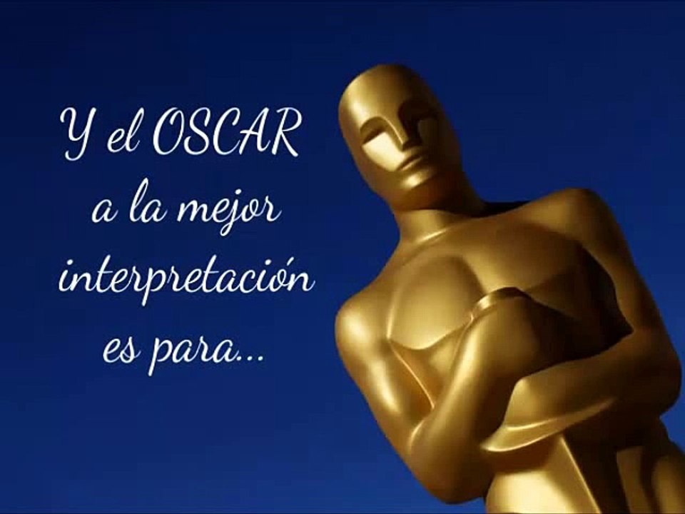 Oscar al mejor actor