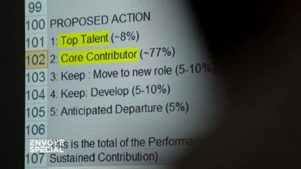 Des quotas de bons et mauvais éléments dans certaines entreprises : 5% des employés "doivent gicler", témoigne un DRH