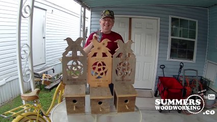 Barn Wood Birdhouses By Xcarve CNC