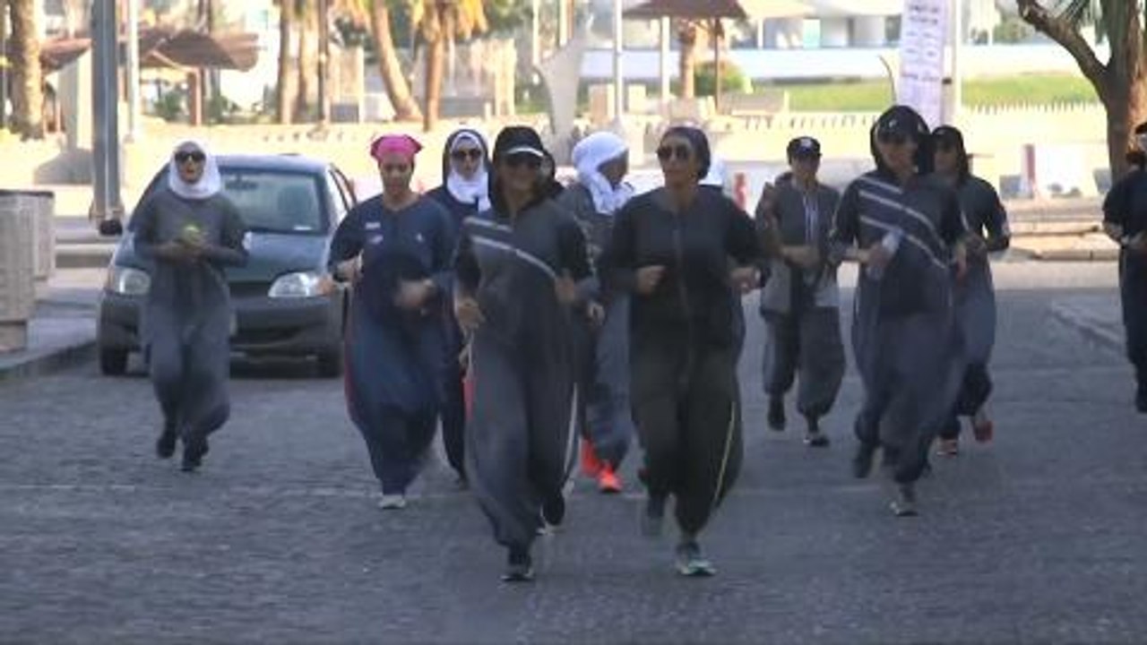 Saudi women exercise their new right to jog