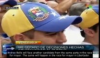 Venezuelan opposition puts up candidates for municipal elections
