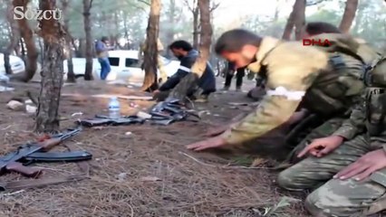 Cinderes'te çatışma anları