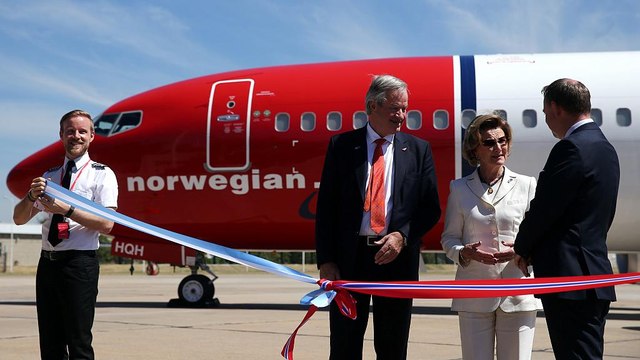 Inauguran la línea aérea Londres-Buenos Aires de Norwegian