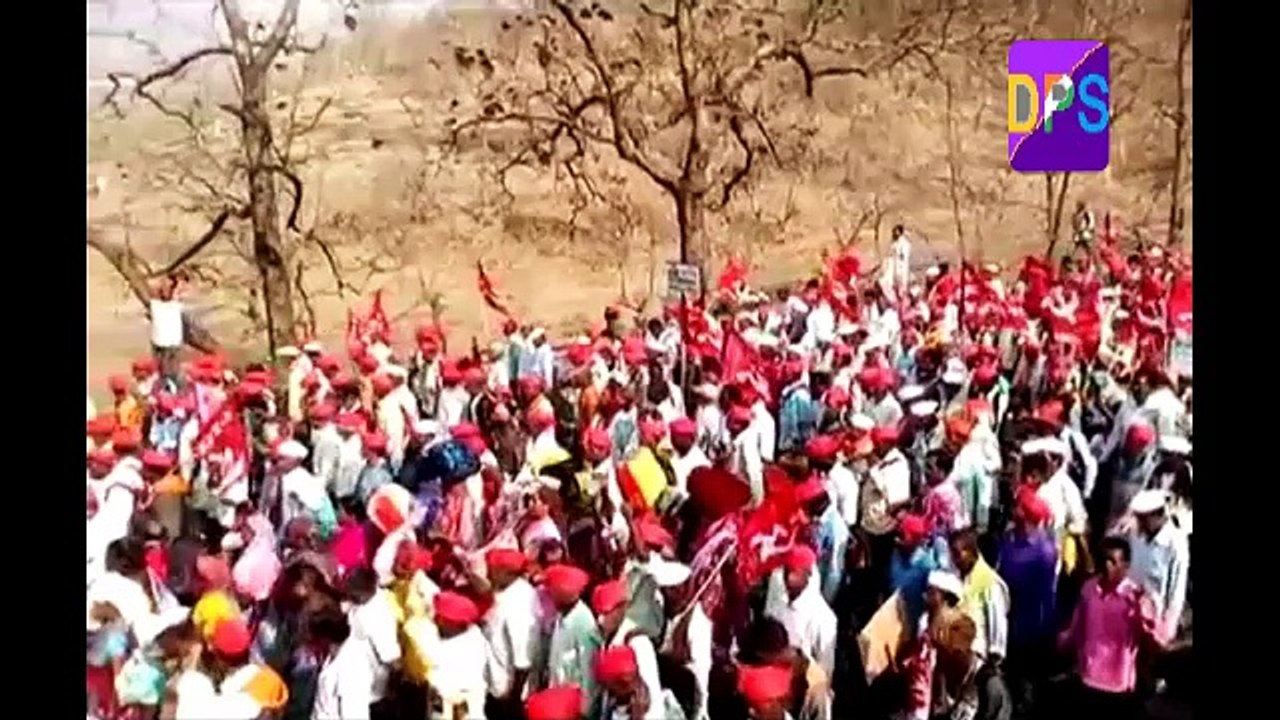 nashik, किसान सभेचा नाशिक ते मुंबई विराट मोर्चा, हजारो शेतकरी सहभागी