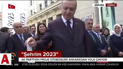 Cumhurbaşkanı Erdoğan 'Şehrim 2023' projesinin startını verdi