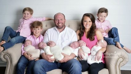 Ces parents réalisent des photos adorables de leurs 9 enfants : des sextuplés et trois grands garçons !
