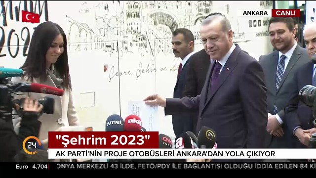 Cumhurbaşkanı Erdoğan Şehrim 2023 projesinin startını verdi Türkiye'de bir ilk olacak