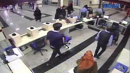 Hastanede yere düşen hastayı canlı bomba sanıp kaçışan insanlar