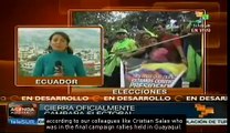 Ecuador: Presidential candidates are closing their campaigns