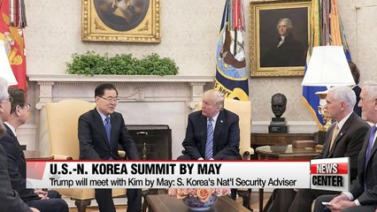 S. Korea's Moon "Denuclearization, peace on Korean Peninsula becoming reality" after Trump vows to meet Kim by May