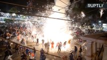 В Мексике проходит фестиваль фейерверков