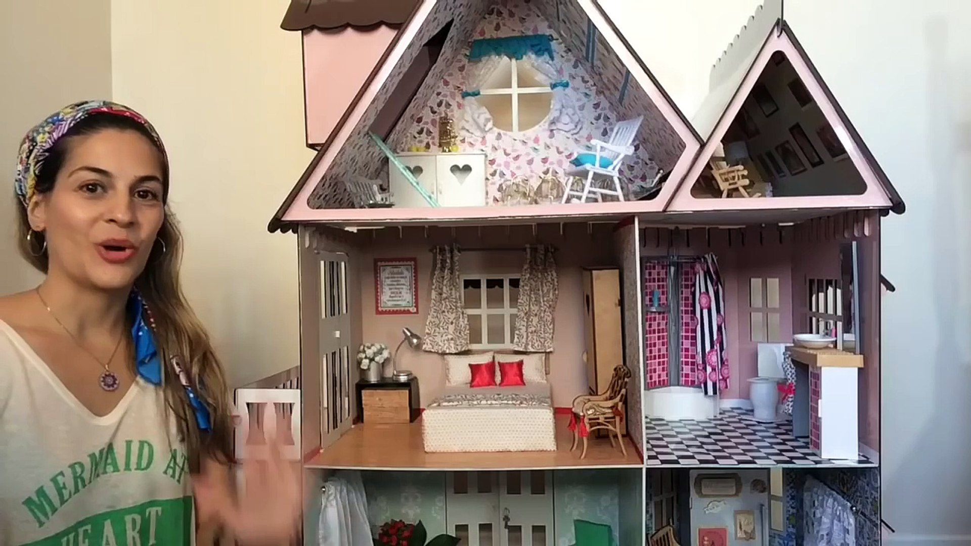 DIÁRIO de DECORAÇÃO CASA da BARBIE #7 A Sala!
