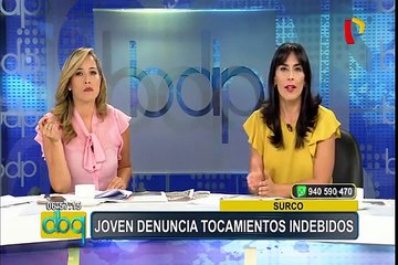 Surco: joven denuncia haber sido víctima de tocamientos indebidos