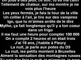Lacrim - Noche feat Damso (RIPRO 3) Paroles_Lyrics