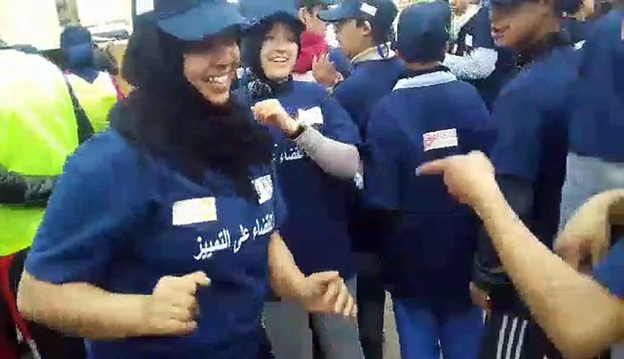 Ambiance dans l'équipe des jeunes d'Ourika Tadamoune au moment de la présentation des associations concourrantes