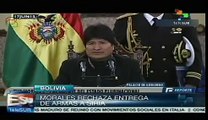 Evo Morales denounces arms donations to Syrian rebels