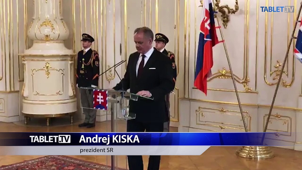 ZÁZNAM: Vyhlásenie prezidenta Andreja Kisku