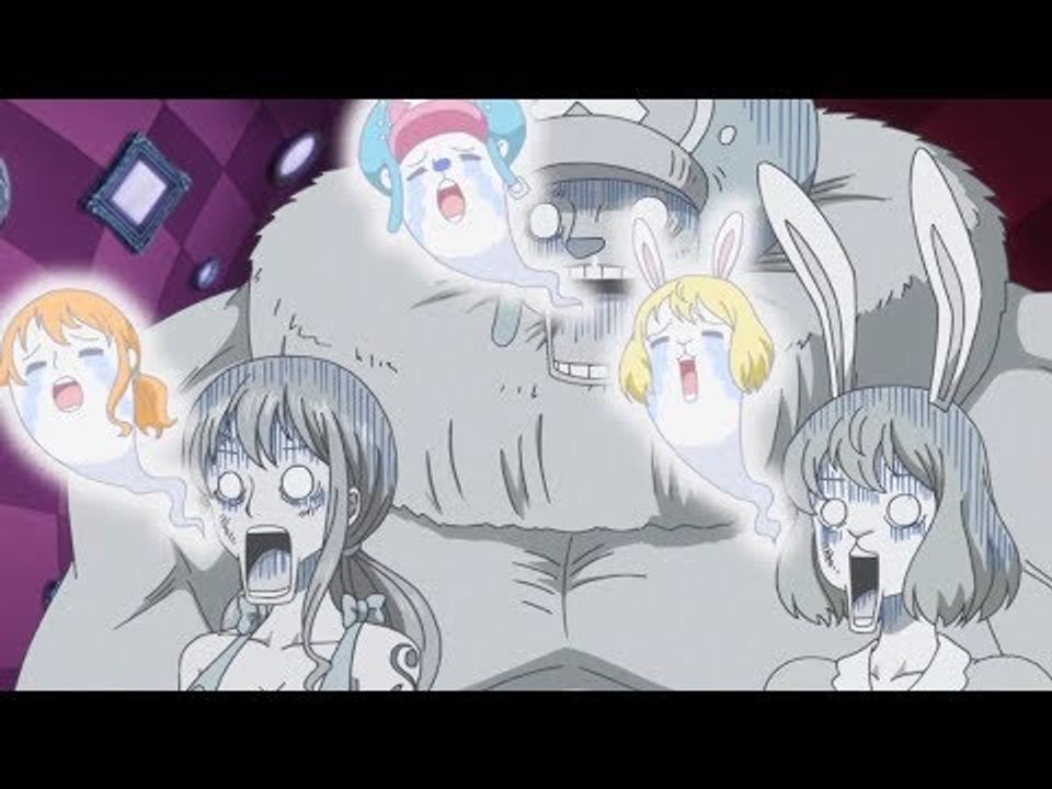 Brook & Big Mom Sleeping, Nami, Chopper, Carrot, Pedro, Jimbei Try To Save Brook From Big Mom