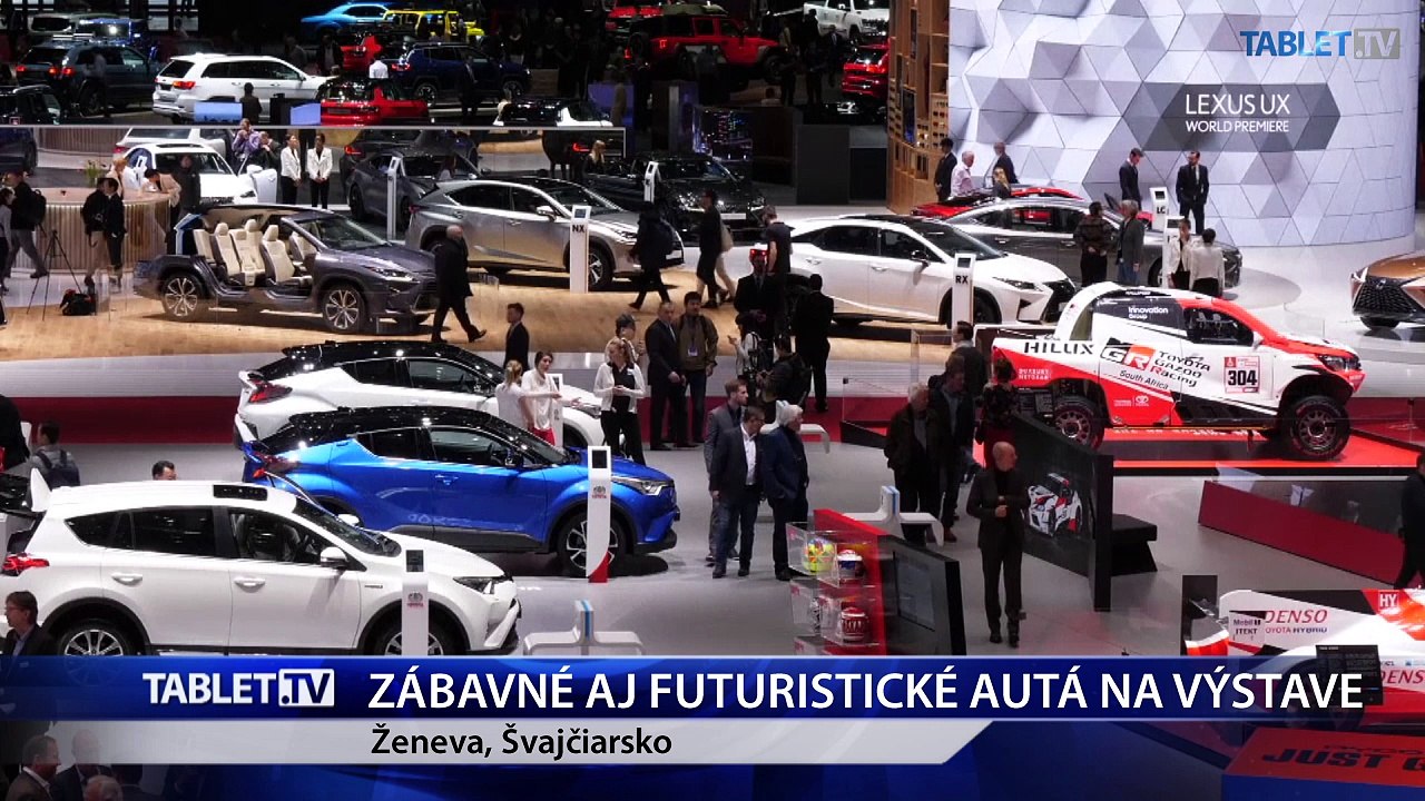 Na autosalóne sa prezentujú aj zábavné, futuristické, ale aj doteraz nevidené automobily