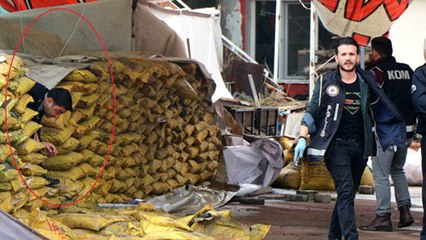 Kayseri'de Kömür Çuvallarının Arkasından Roma Dönemine Ait Kral Mezarı Çıktı