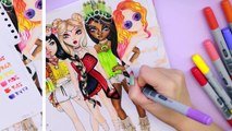 Topmodel | Instagram Girl malen | How to draw Socialmedia girls || Foxy Draws