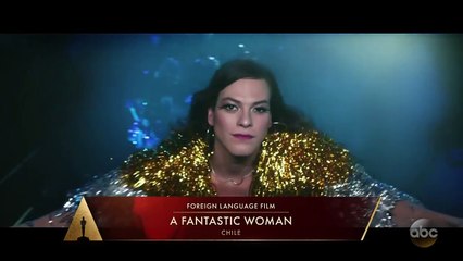 Watch A FANTASTIC WOMAN Oscar 2018 Acceptance Speech for Foreign Language Film