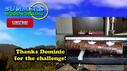 How To Make A Log Tea Light Candle Holder