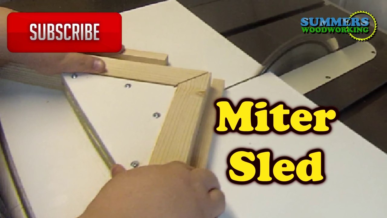 How To Make A Miter Sled - Challenge Of The Jigs