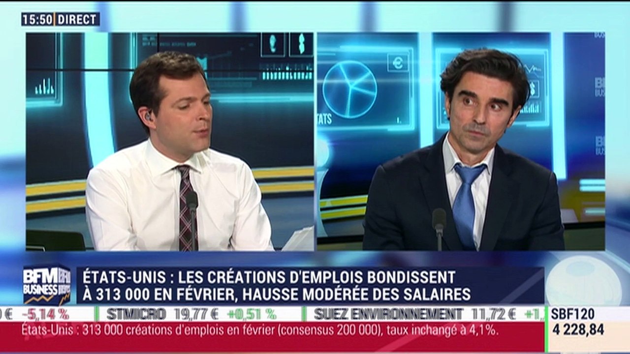 Les tendances sur les marchés: les marchés actions progressent après des chiffres jugés très favorables sur l'emploi américain - 09/03