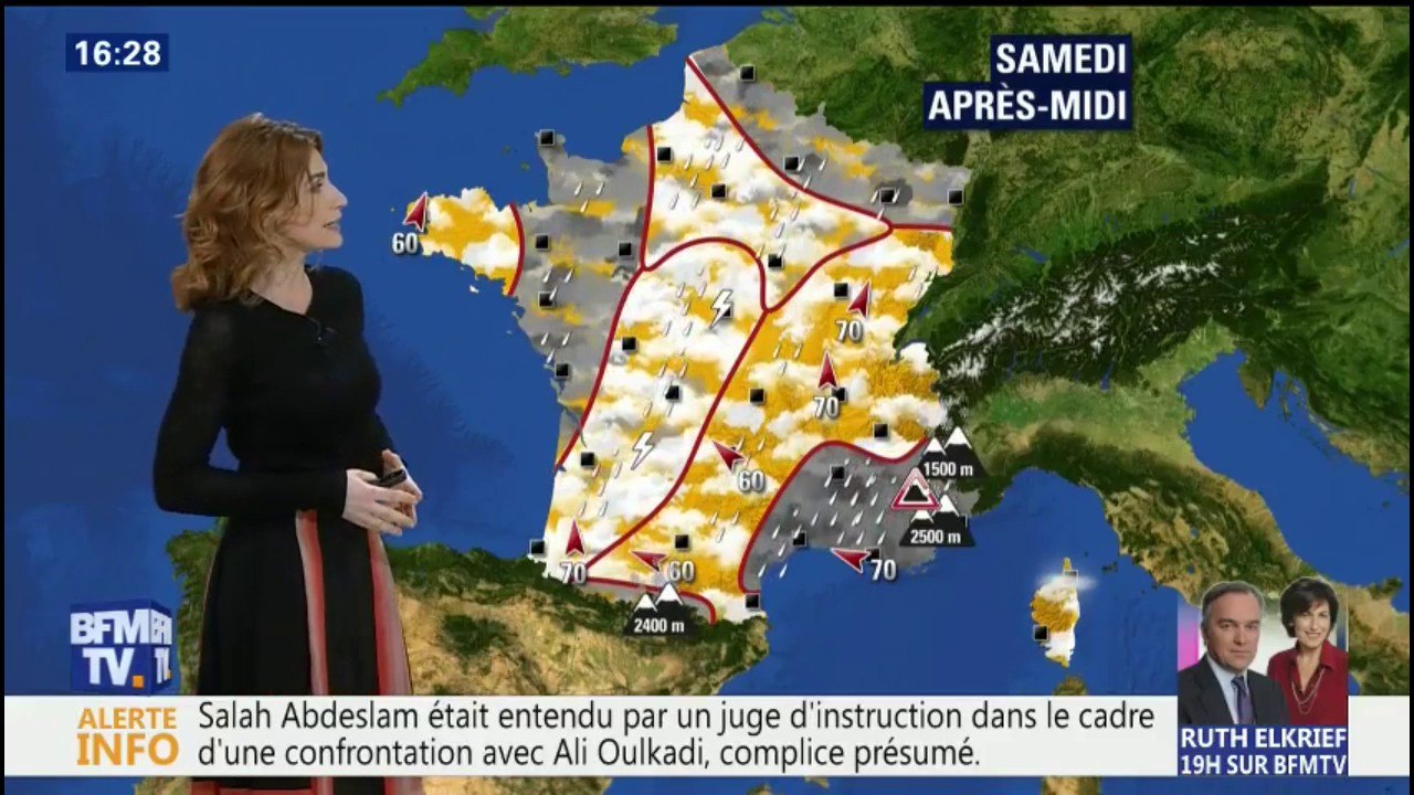 Un temps pluvieux et maussade attendu pour le week-end