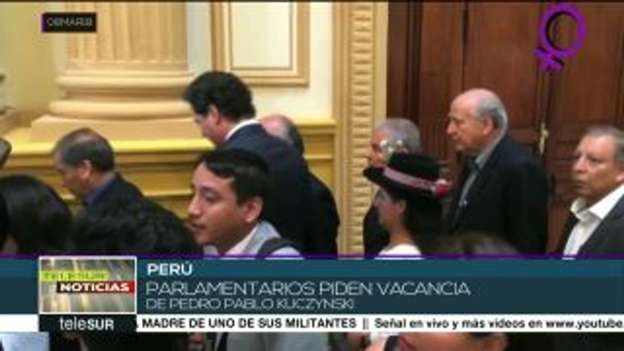 Perú: parlamentarios presentan nueva moción de vacancia contra PPK