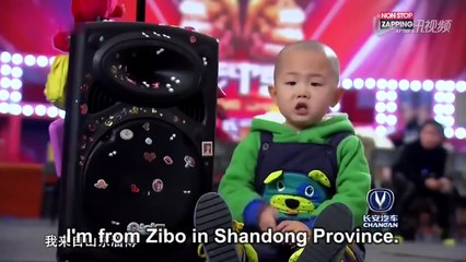 Un enfant de 3 ans fait le buzz dans "La Chine a un incroyable talent" (vidéo)