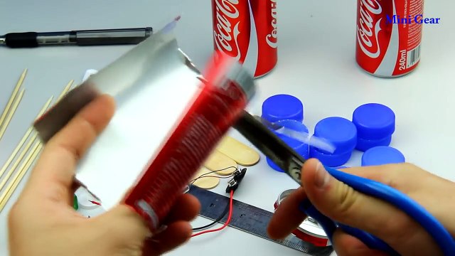How to Make a Coca-Cola Truck with DC motor - Awesome Coca-Cola Truck